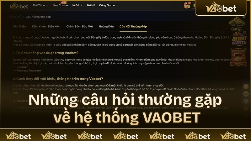 Tổng hợp những vấn đề người chơi quan tâm